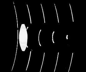 Den ljushastighetsbestmning som p 1600-talet
krvde kosmiska avstnd kan nu gras av ett mnniskoga,
som tittar p en bild!